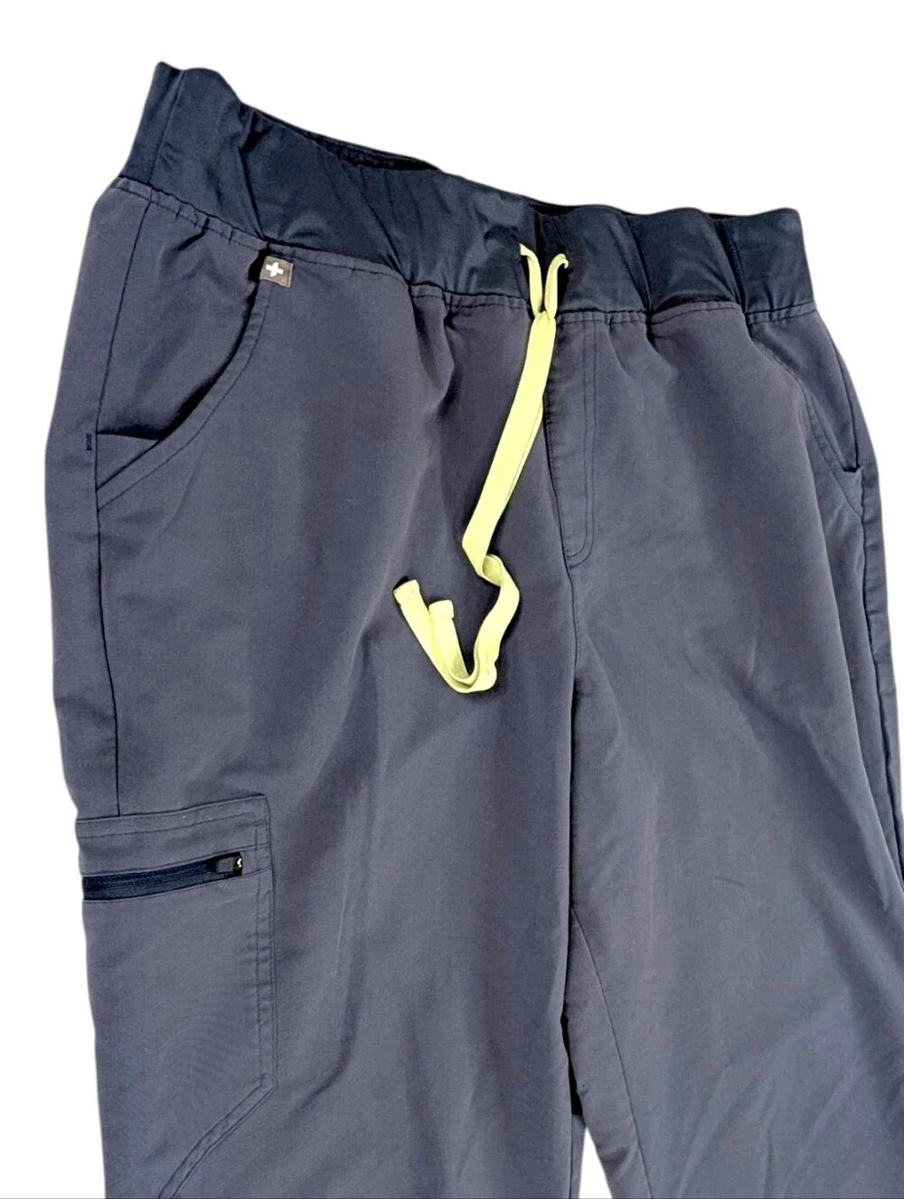 Figs Space Navy Joggers Zamora Scrub Bottoms XL Womens 5-Pocket Blue Cargo Pants